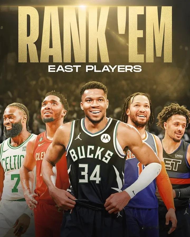 骑士米切尔nba我的观赛搭子 在新赛季开打前，请为图中五大球星排名。评论区留下你