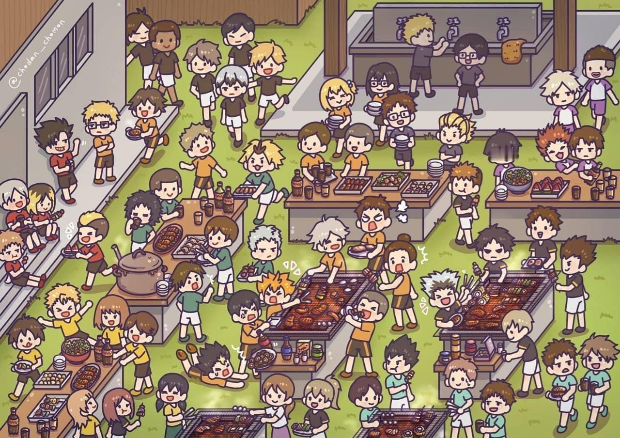 排球少年  小排球全家福！超多小细节好可爱[抱一抱][抱一抱] ins：chod