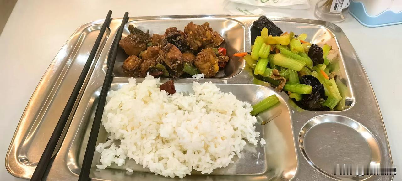坐标：山东济南某单位食堂，晚餐一荤一素10.5元。