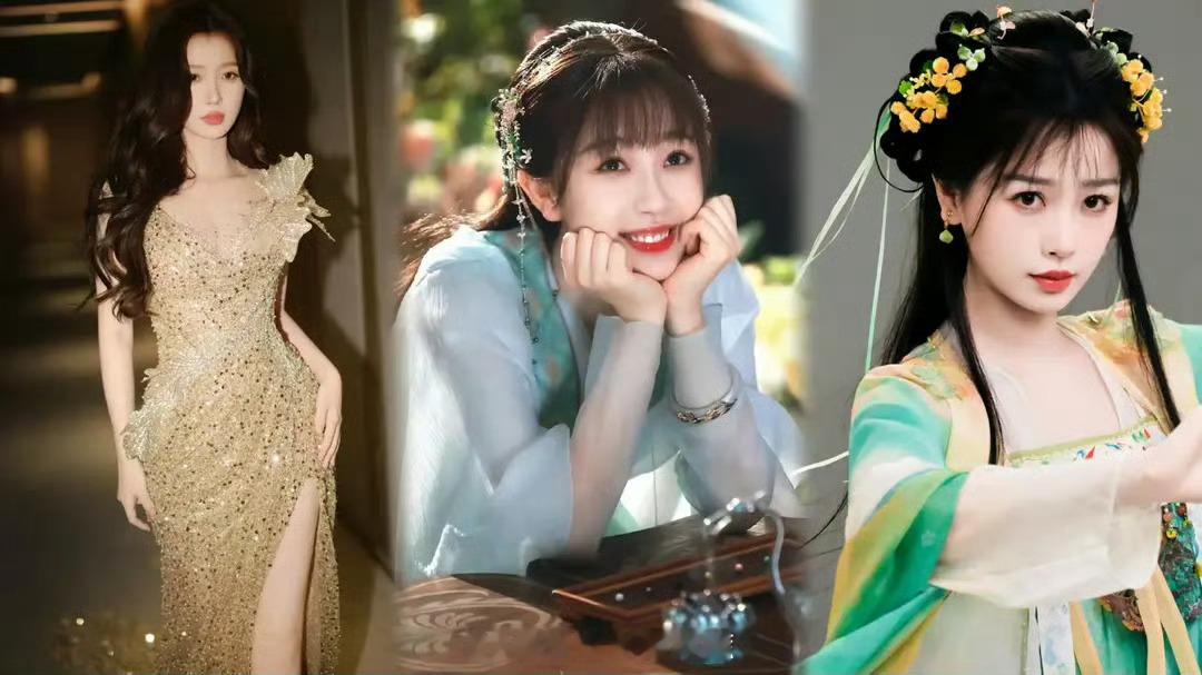 95三花同台对打，虞书欣赵露思田曦薇实绩对比，谁才是95花天花板 ？ 