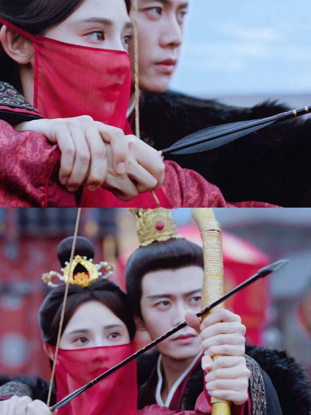 朝堂上怒斥奸佞，江湖中策马救民，任嘉伦的破碎感帝王+彭小苒的飒爽侠女，搭配超多反