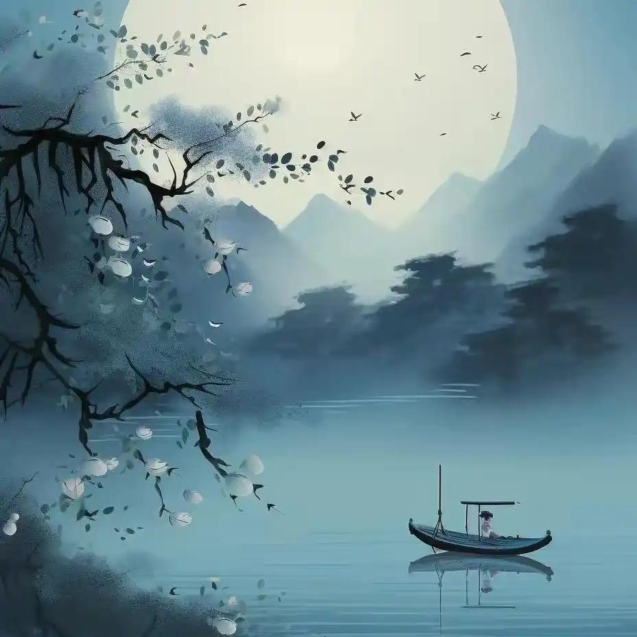 长命女 · 月夜

明月皓。万里光华天际耀。星海祥辉绕。故人谁曾入梦，再说张三李