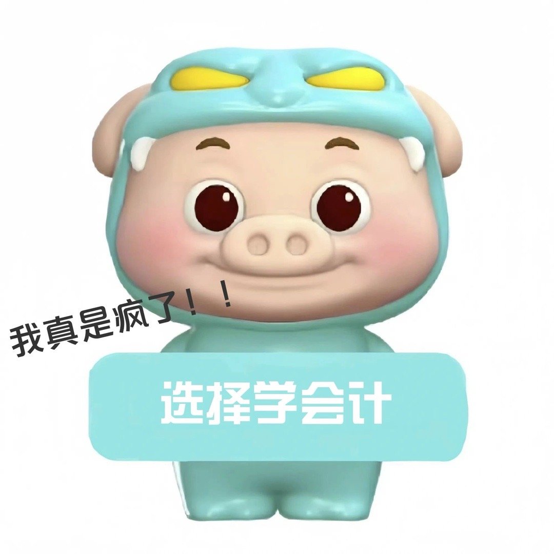 会计专业猪猪侠表情包 ​​​