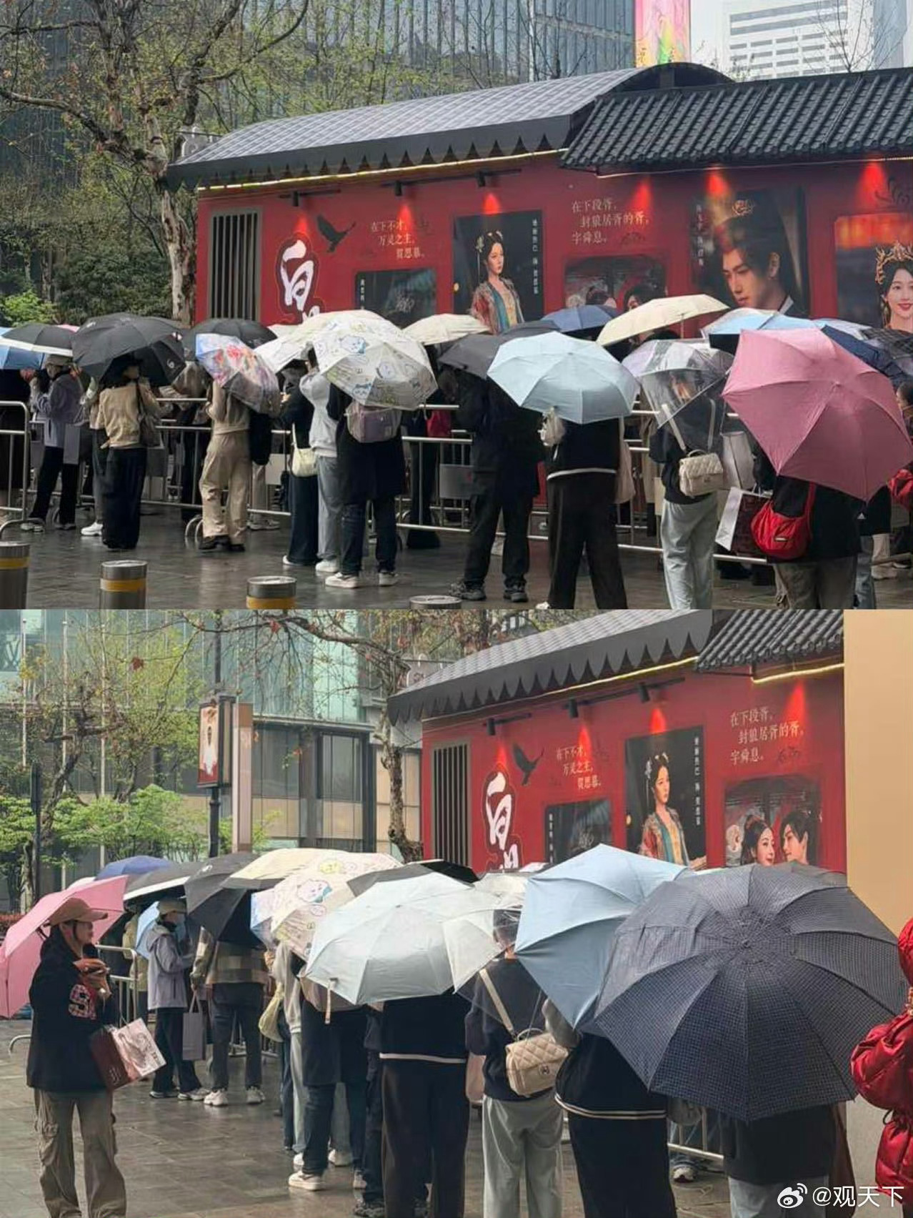 白日提灯首展线下好多人啊白日提灯杭州武林银泰百货这波首展太懂粉丝心了！原版剧服道