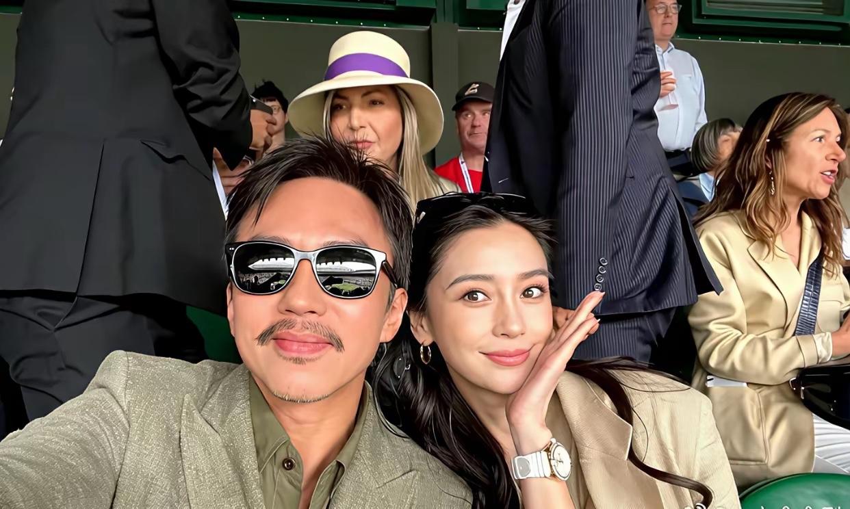 邓超杨颖自拍，看得出来二人关系挺好的