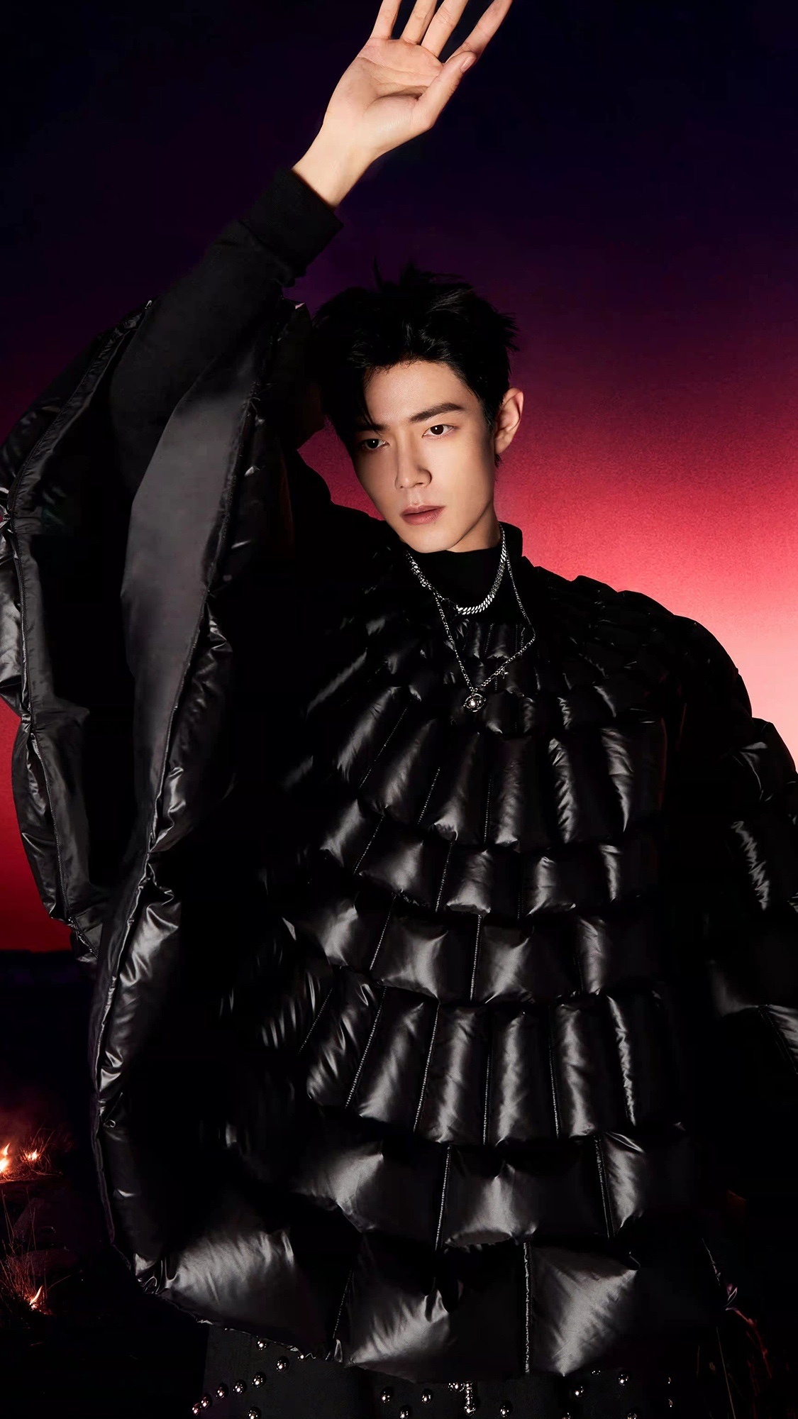 我在星子上刻了你的名字，从此每个夜晚，都有星星为你亮着。青岛已经进入肖战频道◎肖