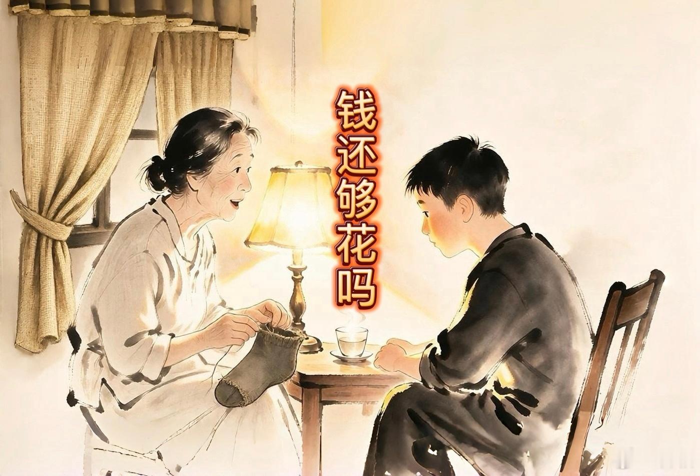 【微小说：你钱还够花吗？】        班主任老师在高中最后一堂语文课后，留了