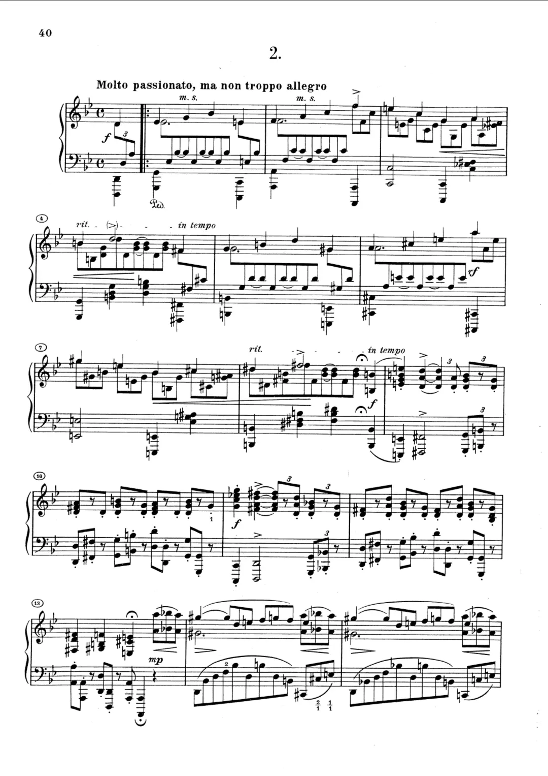 勃拉姆斯 g小调狂想曲op.79 no.2
