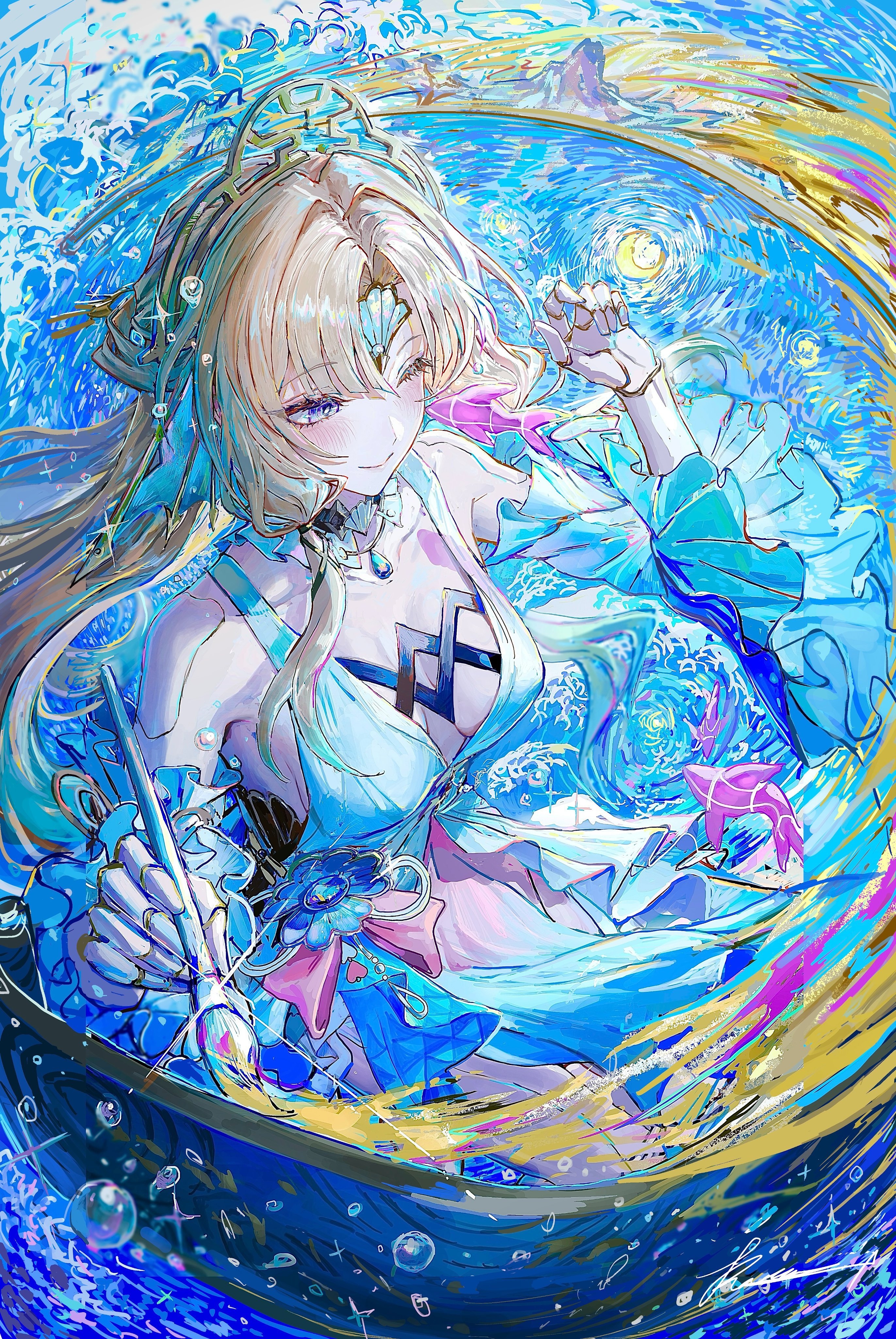 崩坏星穹铁道[超话]崩坏星穹铁道星穹铁道真珠 【真珠贺图[哇]】无数数据存在于此