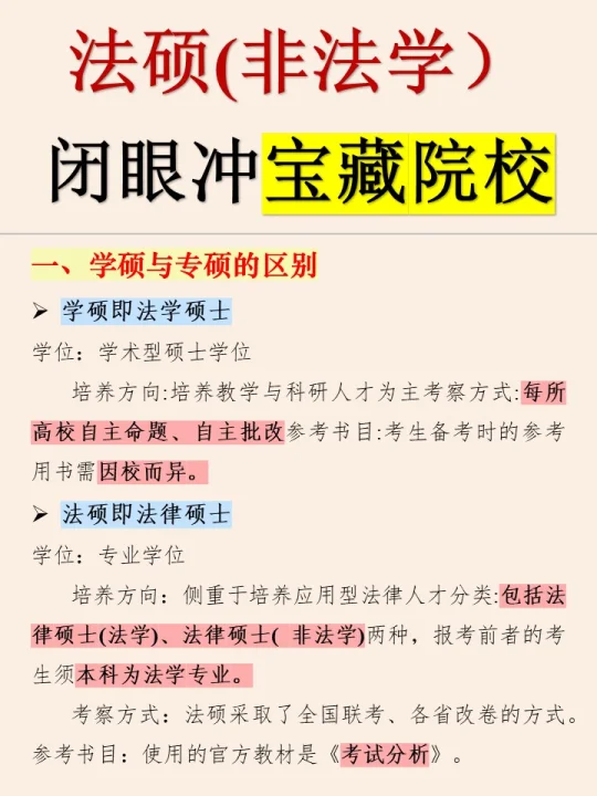 🔥法硕（非法学），骂醒一个是一个