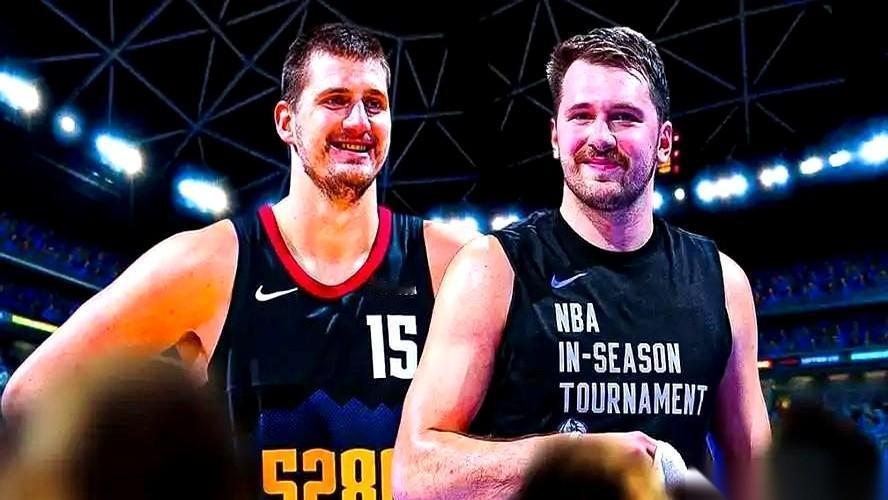 说真的，现在NBA最强的两个人，看着都像刚从我们楼下烧烤摊喝完酒过来的。
一个东