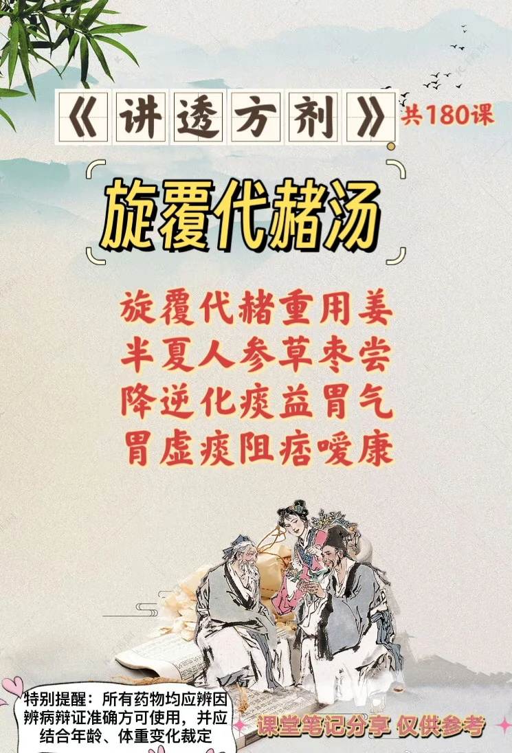 《讲透方剂》第111课：旋覆代赭汤（降气剂）