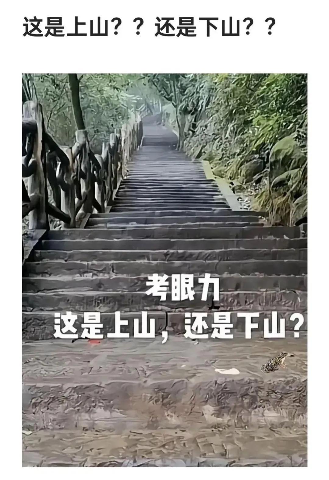 这是上山还是下山？