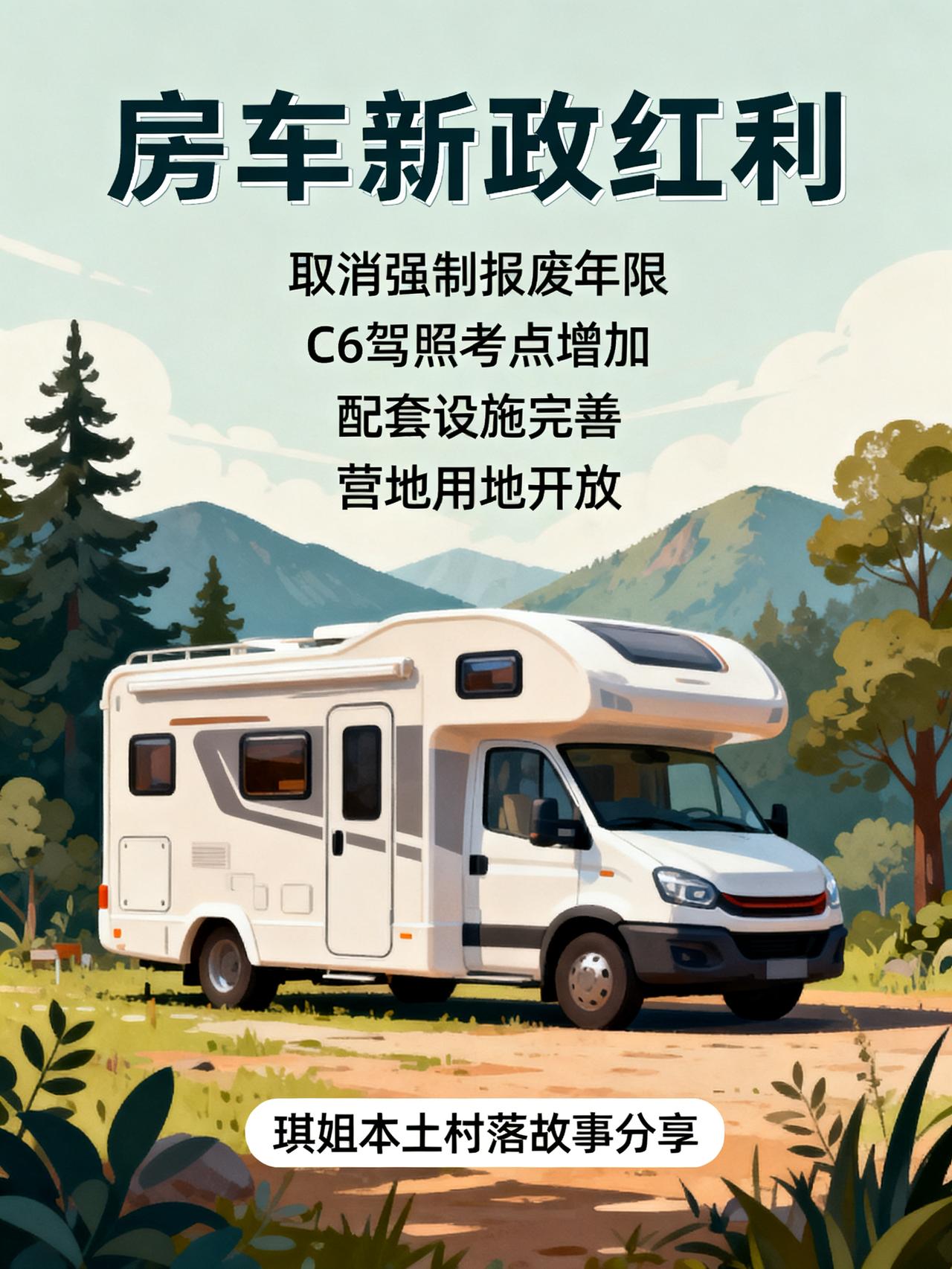 太棒了！国家大动作，专门打通房车出行、上牌、报废、停车全环节堵点，网友直呼给力！