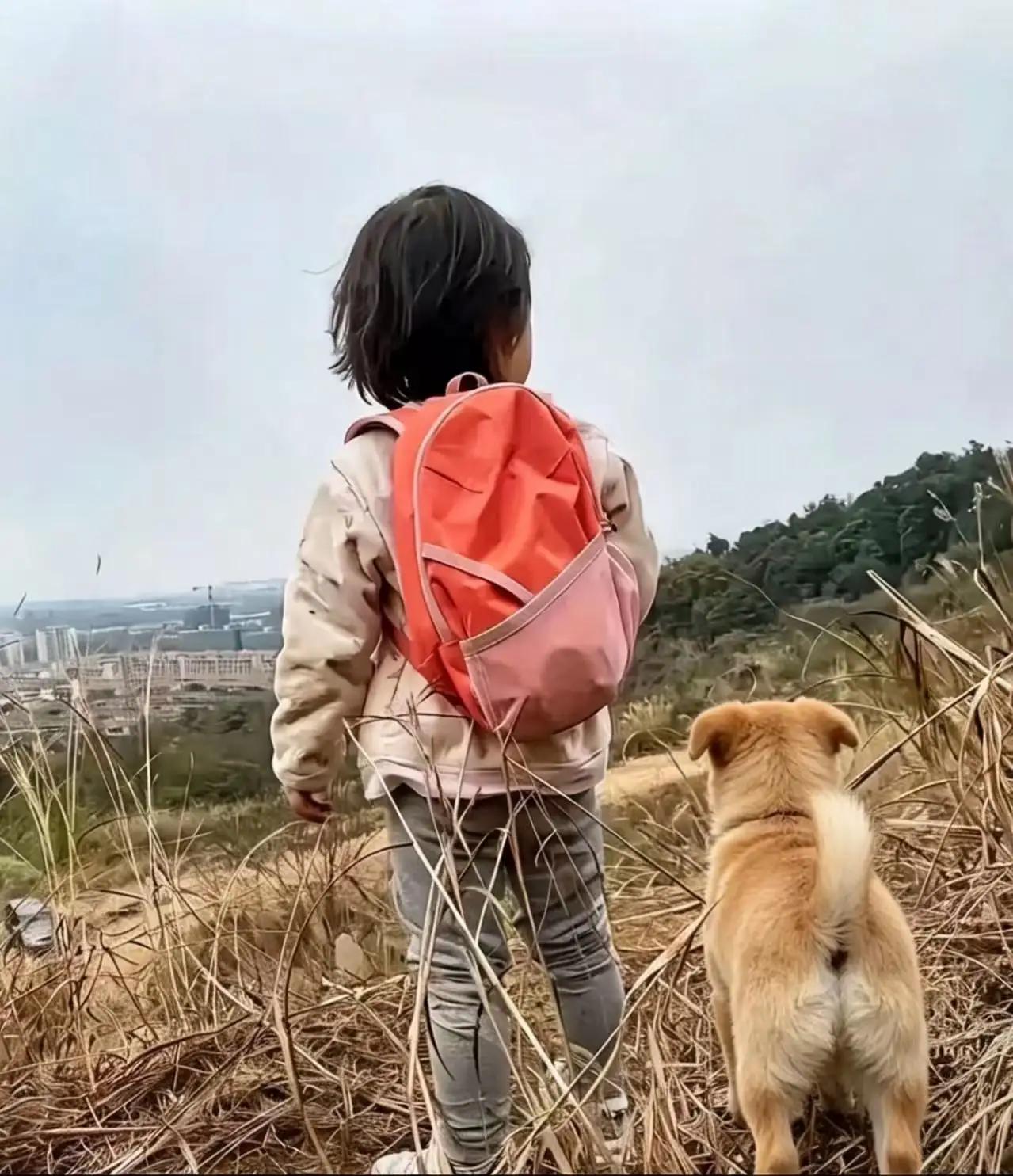 6公里山路！7岁女童牵着残障爷爷的“腿”，每天与小狗相伴上学，风雨无阻6年不迟到