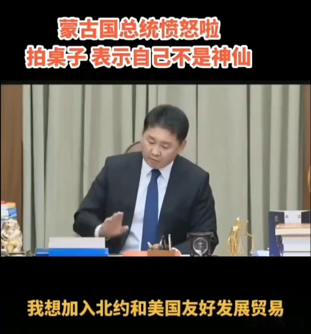 蒙古国总统呼日勒苏赫虽然年轻（1968年出生），但他很有政治经验，政治头脑和政治