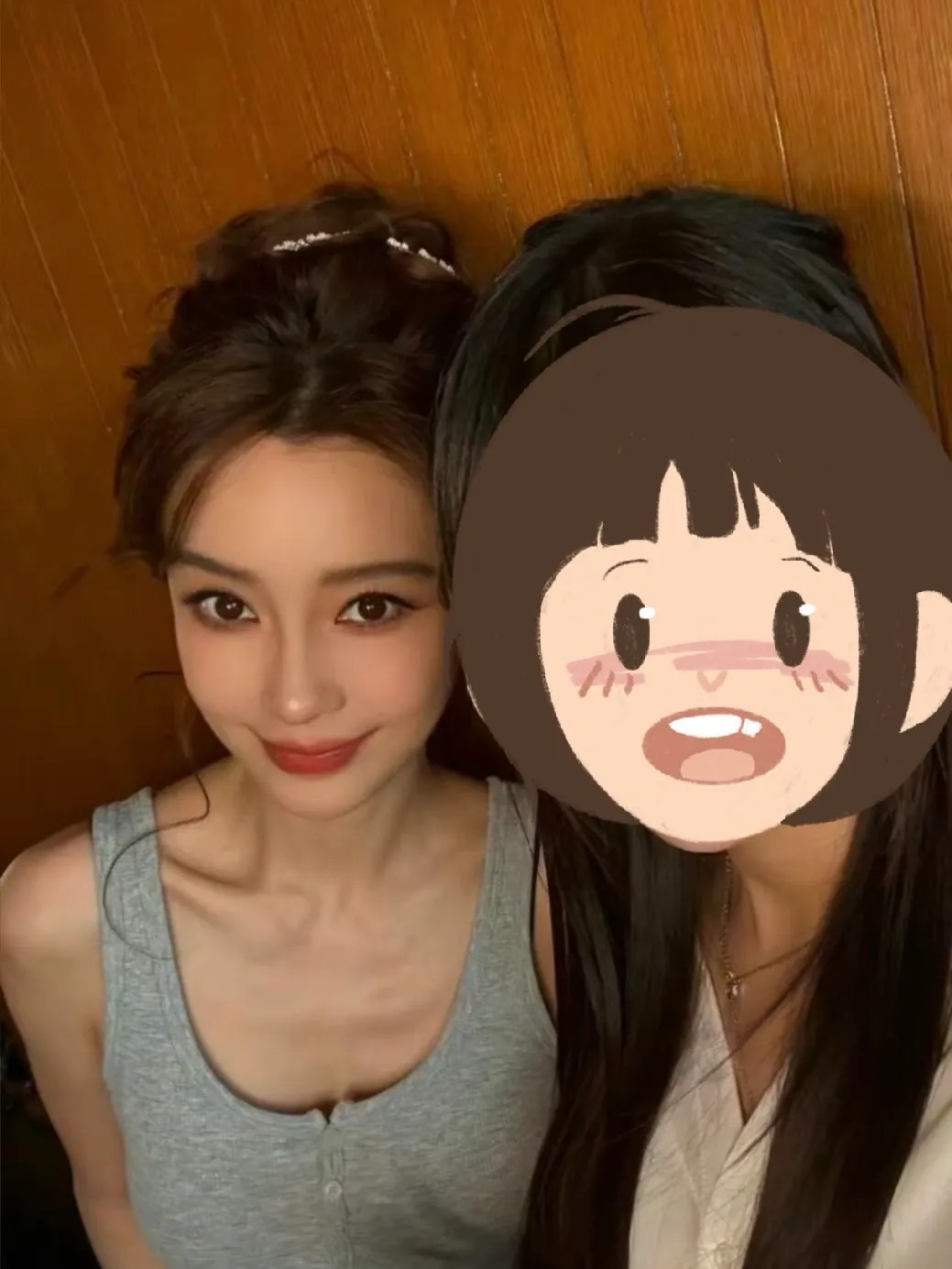 Angelababy新合影粉丝合照里的Angelababy ​​​