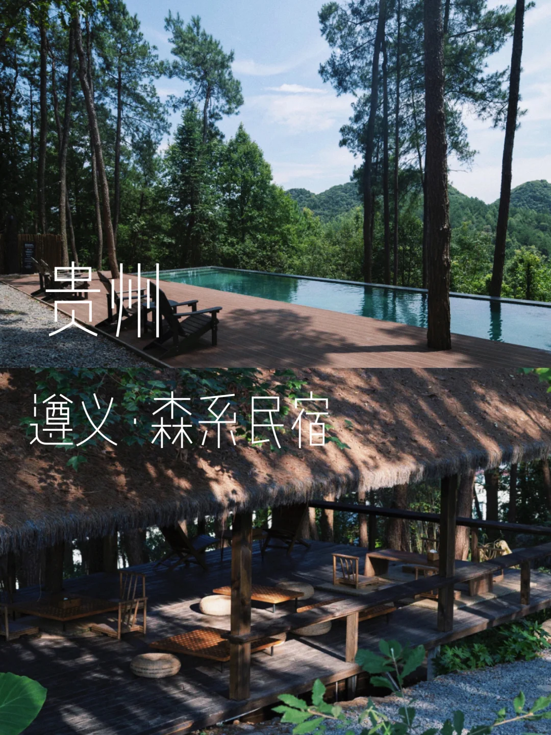 在遵义！藏在山林里的森系民宿、也太治愈了