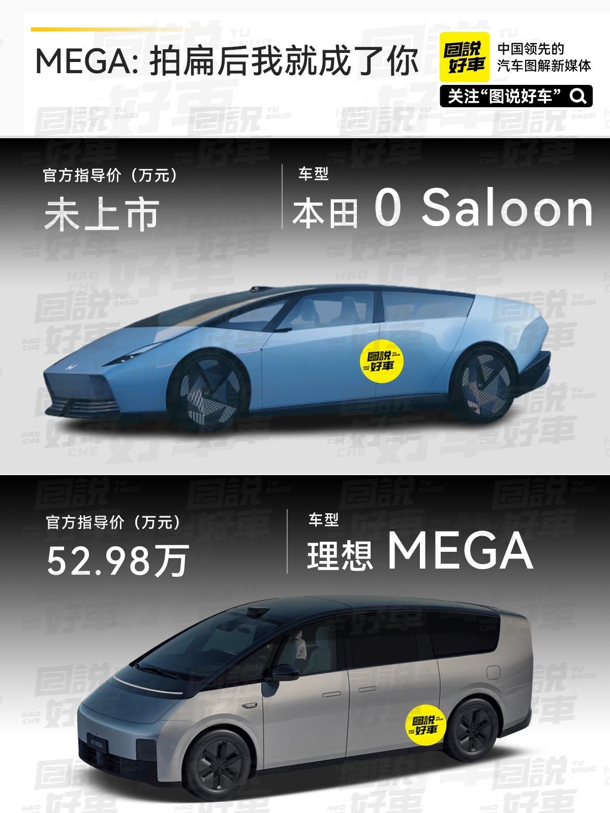 本田为理想MEGA正名🔥🔥。本田在 CES 展上发布的纯电概念车 ...