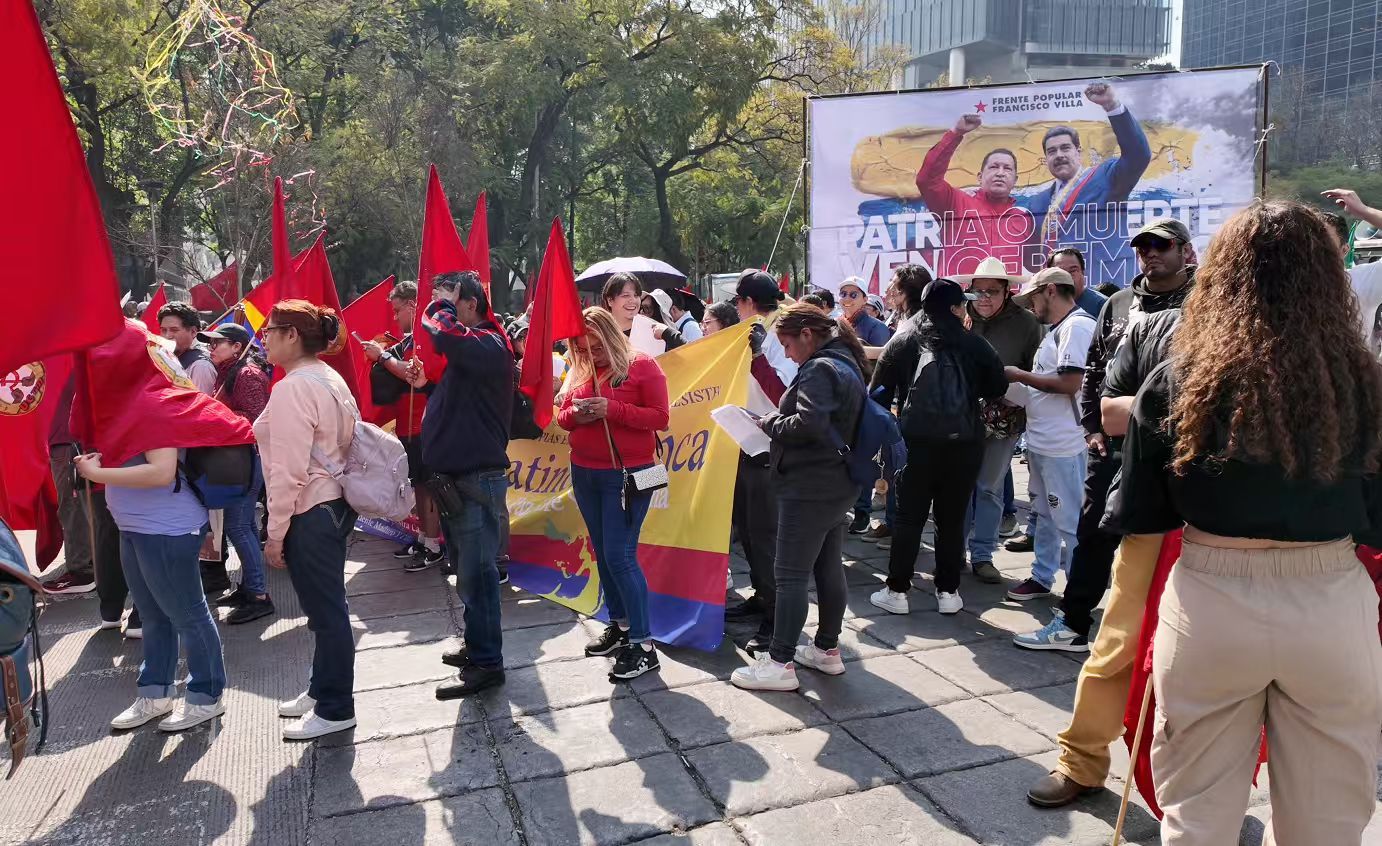 视频丨数千名墨西哥民众示威游行 抗议美国推行霸权主义政策