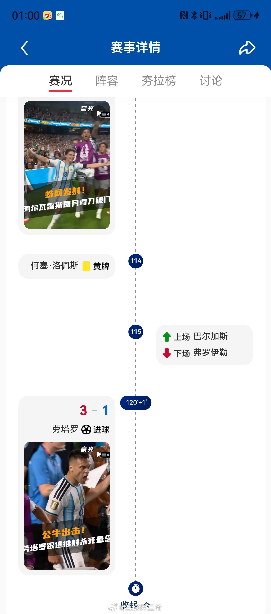 阿根廷3比1瑞士阿根廷跌跌撞撞的，又一次加时挺进四强，今年不会要上演4年前和法国