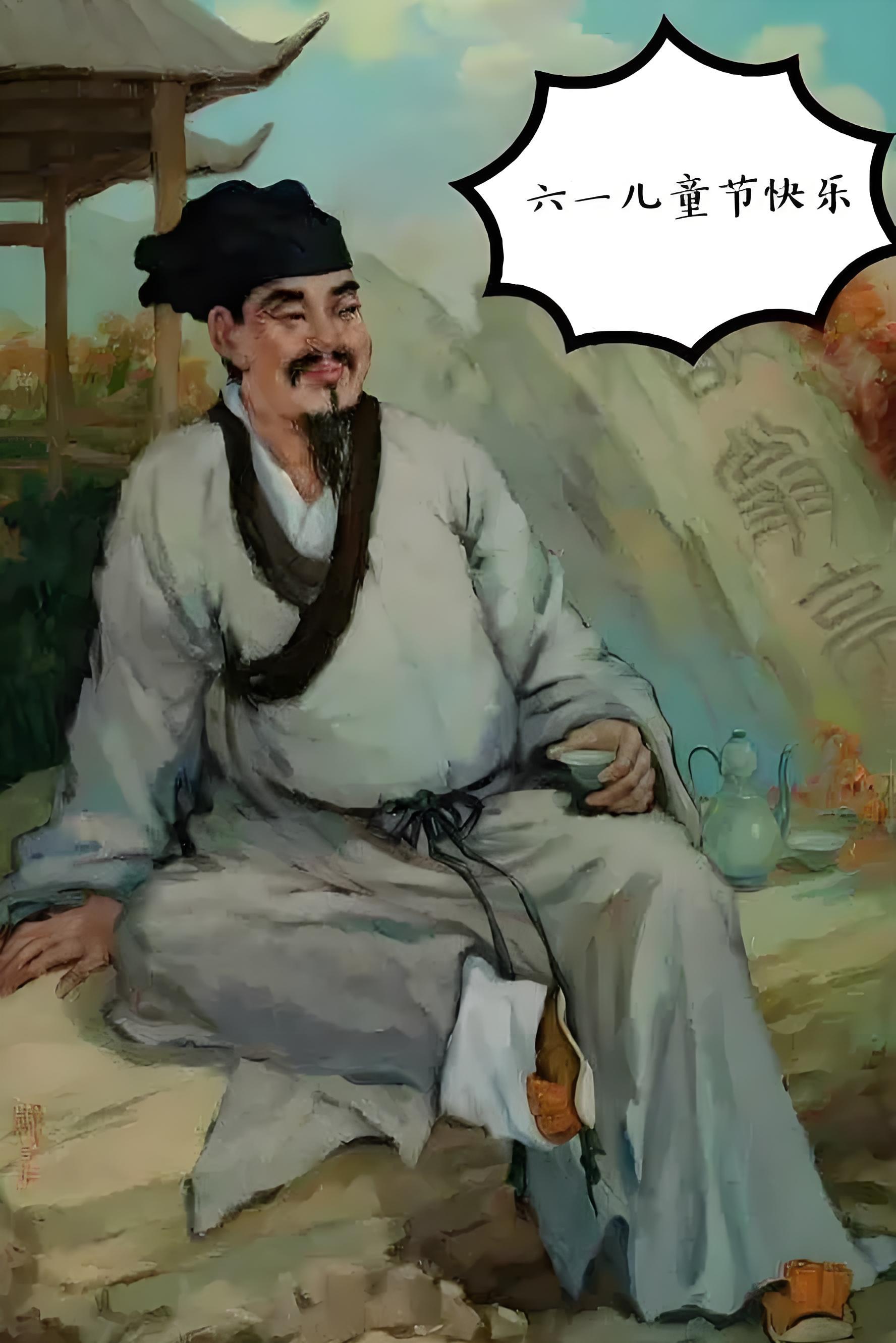 六一儿童节，小朋友可以拜拜欧阳修啦，因为欧阳老师号“六一居士”哦。拜了六一居士，