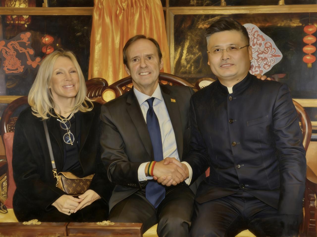 世界第一AI画家武玉强为贵人讯诚老兄与众企联领袖俱乐部将在北京举办玻利维亚🇧?