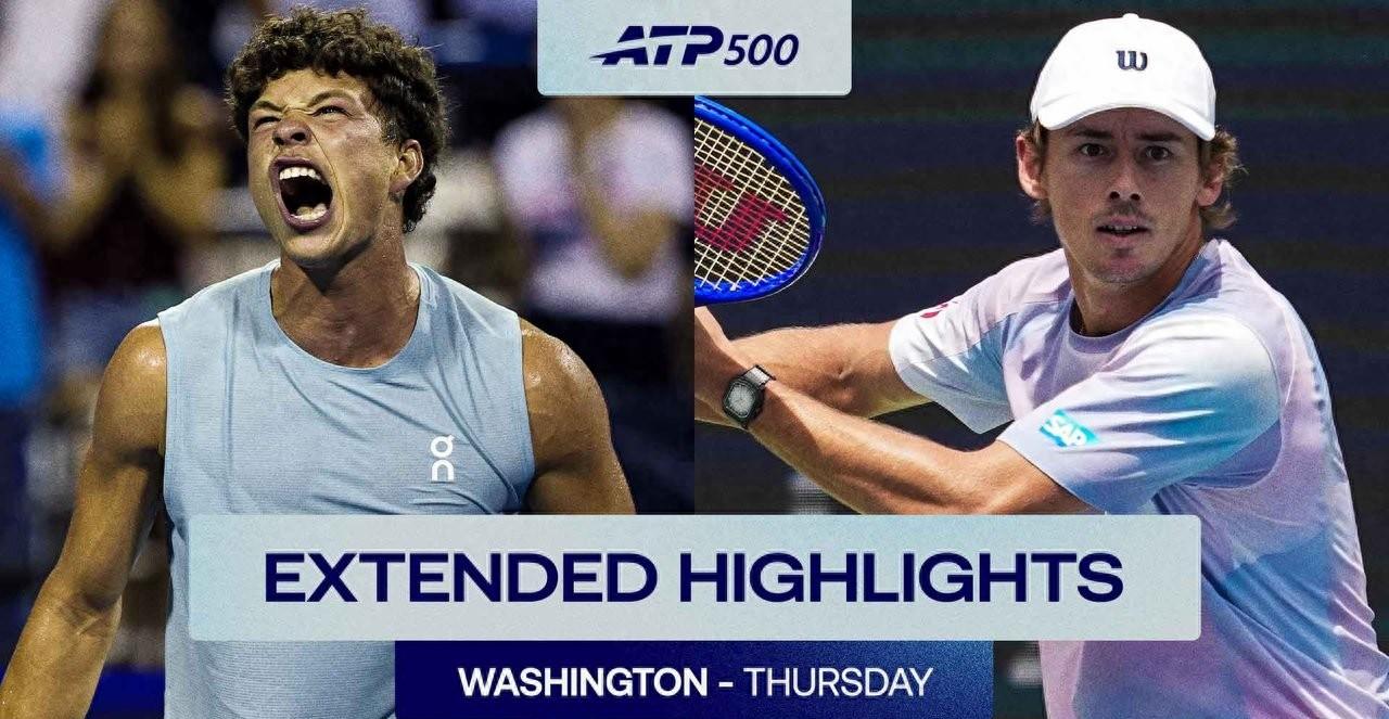 ATP500华盛顿赛男单1/8决赛，赛事前4号种子全部晋级八强，而排名5至8号的