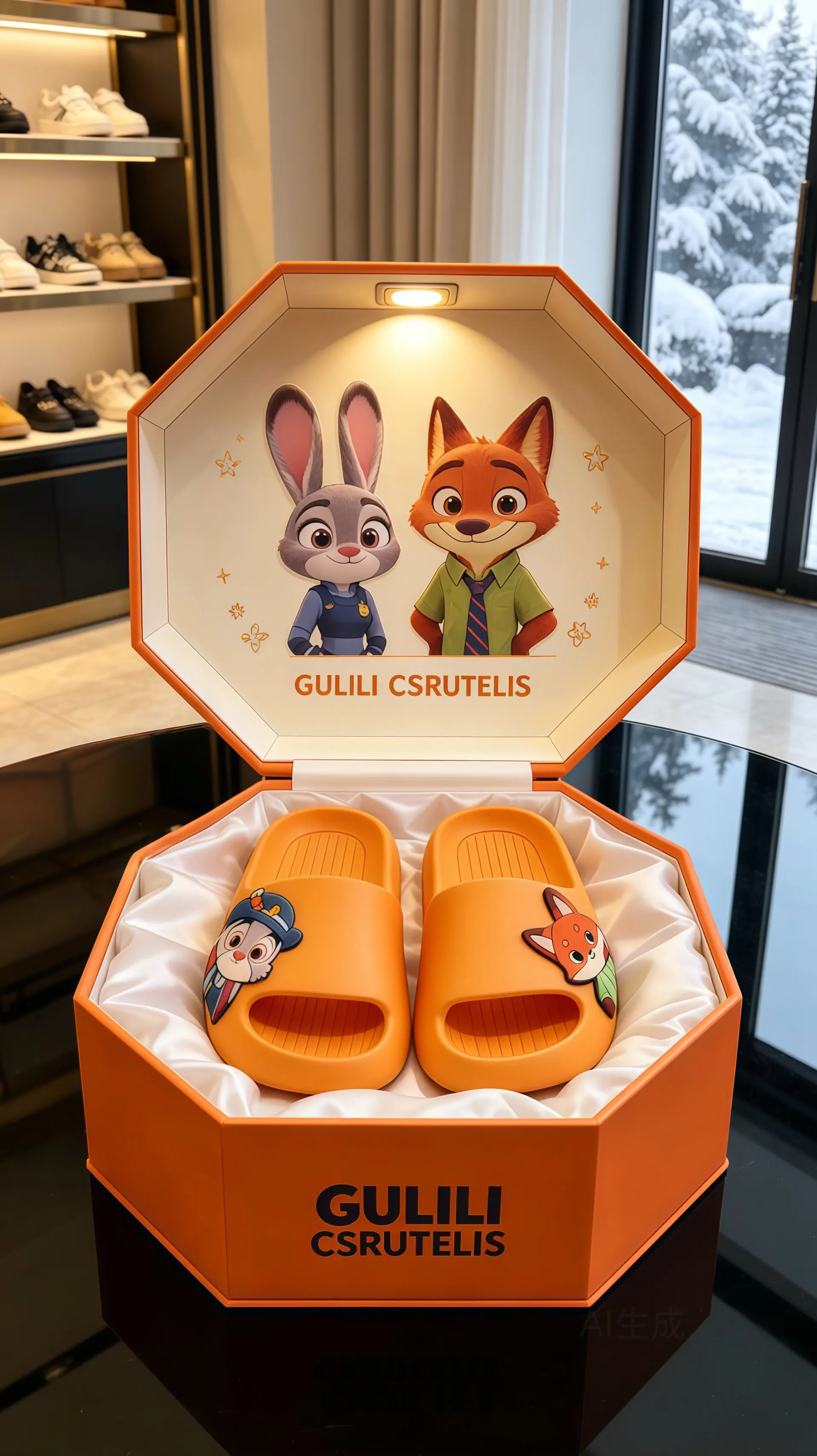 亲子拖鞋洗澡拖鞋 儿童拖鞋卡通拖鞋 朱迪尼克