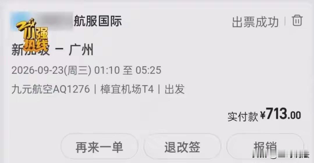 河南，一男子买了张新加坡飞往广州的机票，页面上写着，票价117元、税费597元，