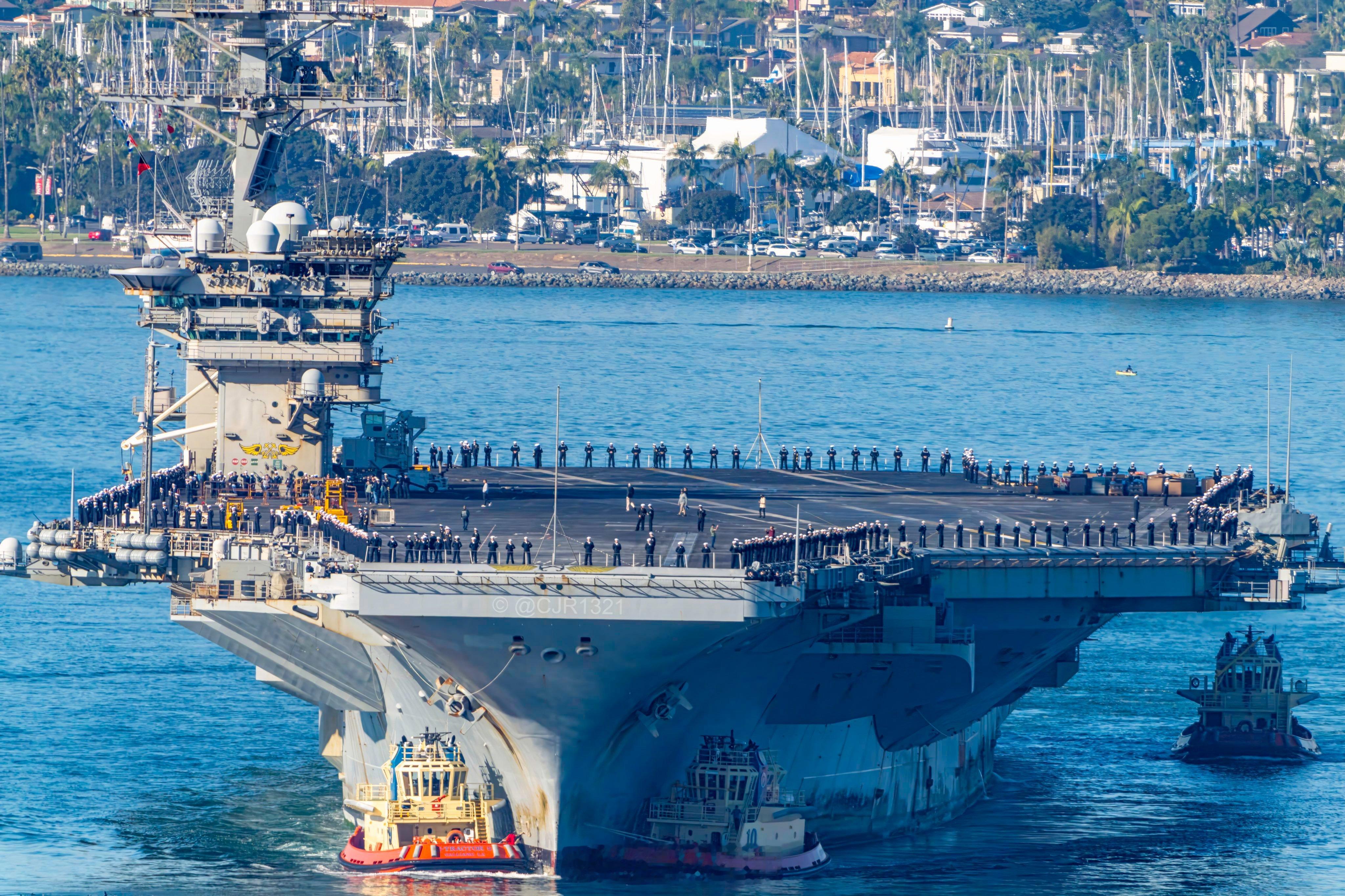 每天认识一件兵器烽火问鼎计划 2025 年 12 月 7 日，美国海军尼米兹级航