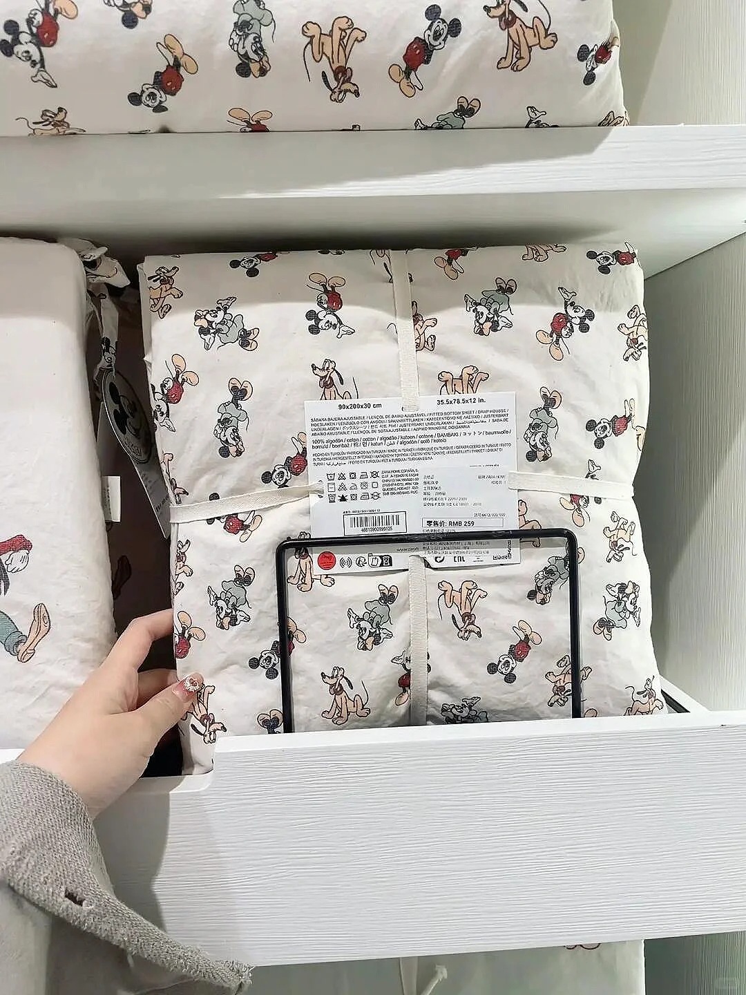 谁懂这个复古米奇床单啊啊啊啊！好米！！