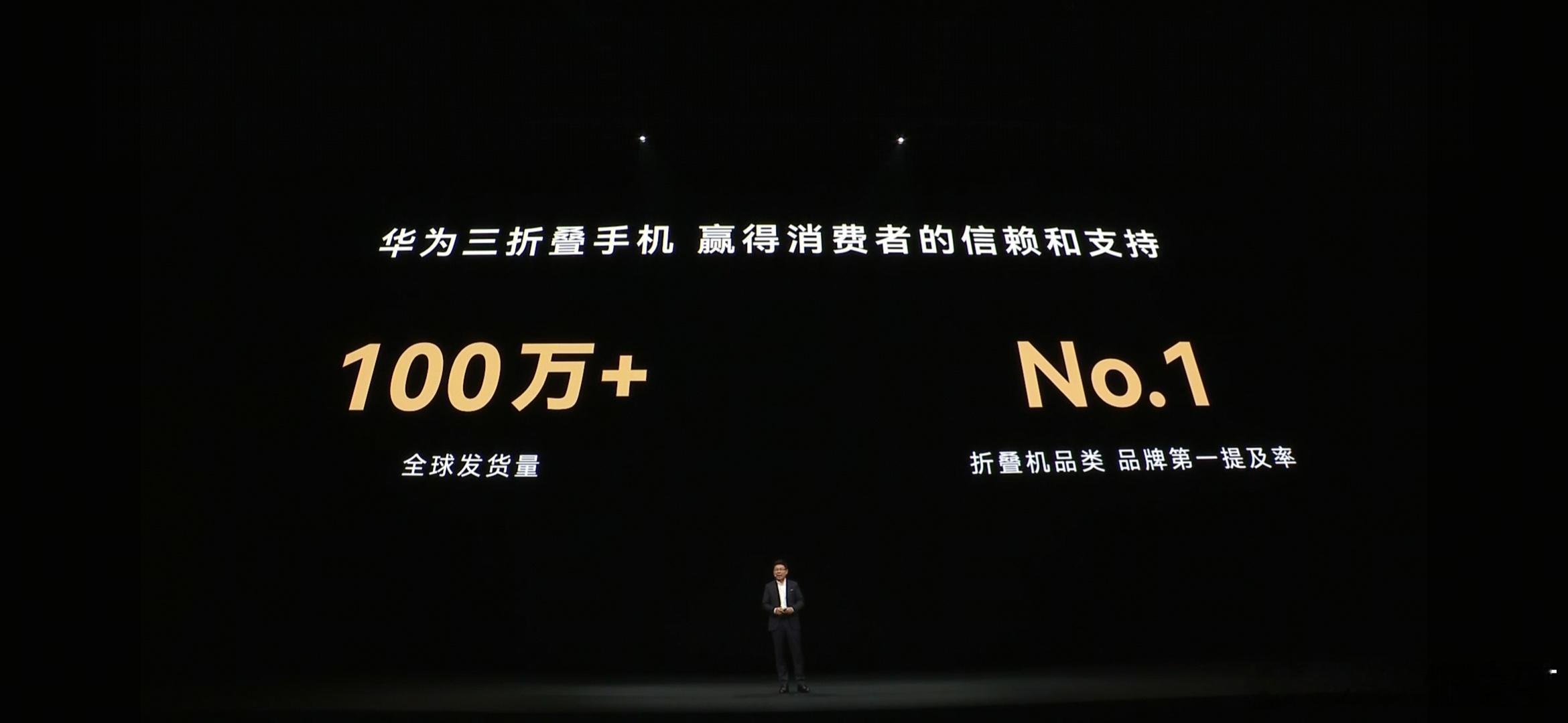 华为三折叠销量已突破100万[并不简单]华为发布会  ​​​