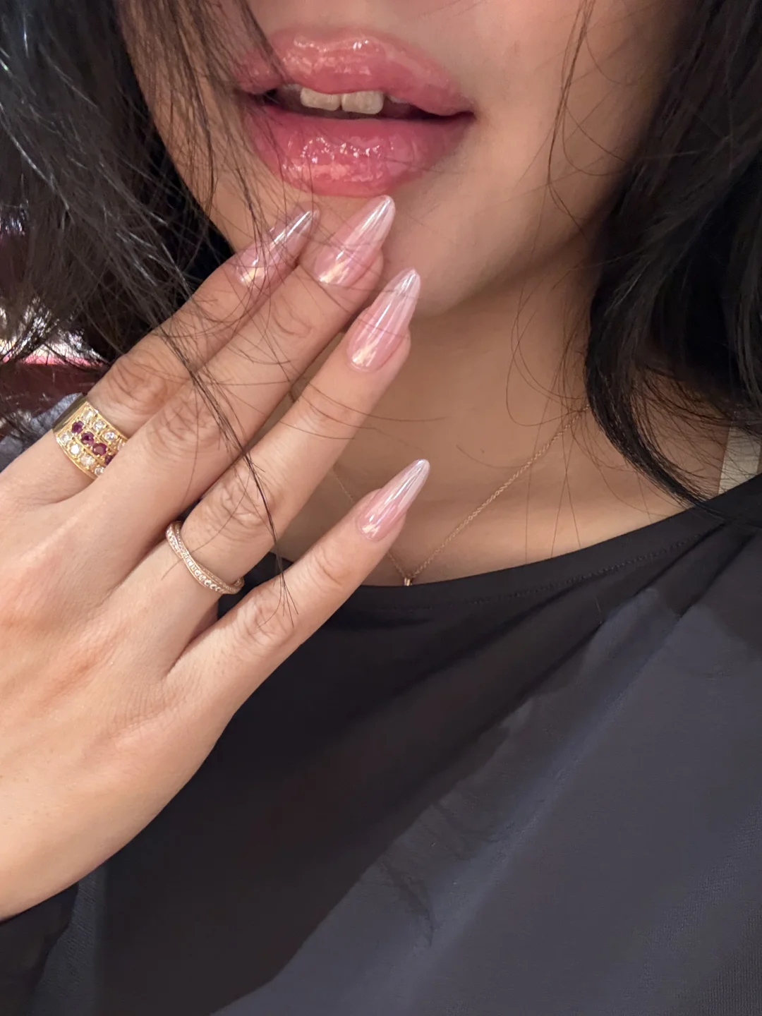 唇蜜和美甲💅👄