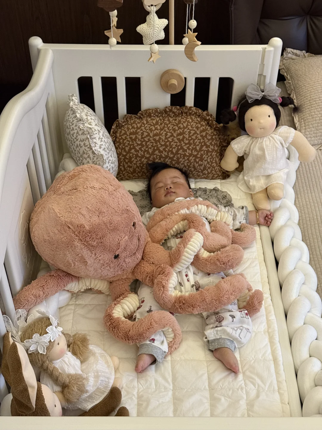 🐙Jellycat章鱼阿姨哄睡成功！！！