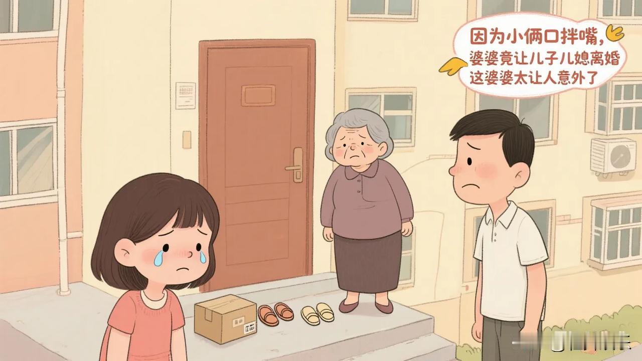 见过这样的婆婆吗？

外甥女今天郁闷了
因为一点小事和外甥女婿吵架了
小俩口吵架