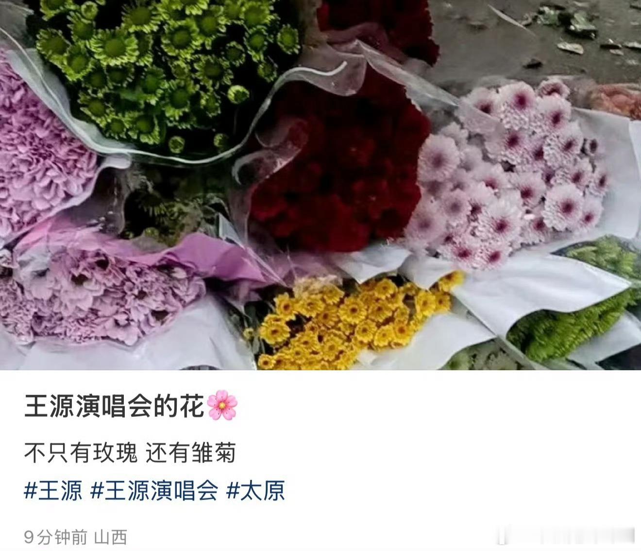 王源演唱会送玫瑰花王源演唱会山西站给每一位进场的粉丝都准备了一朵玫瑰🌹好浪漫啊
