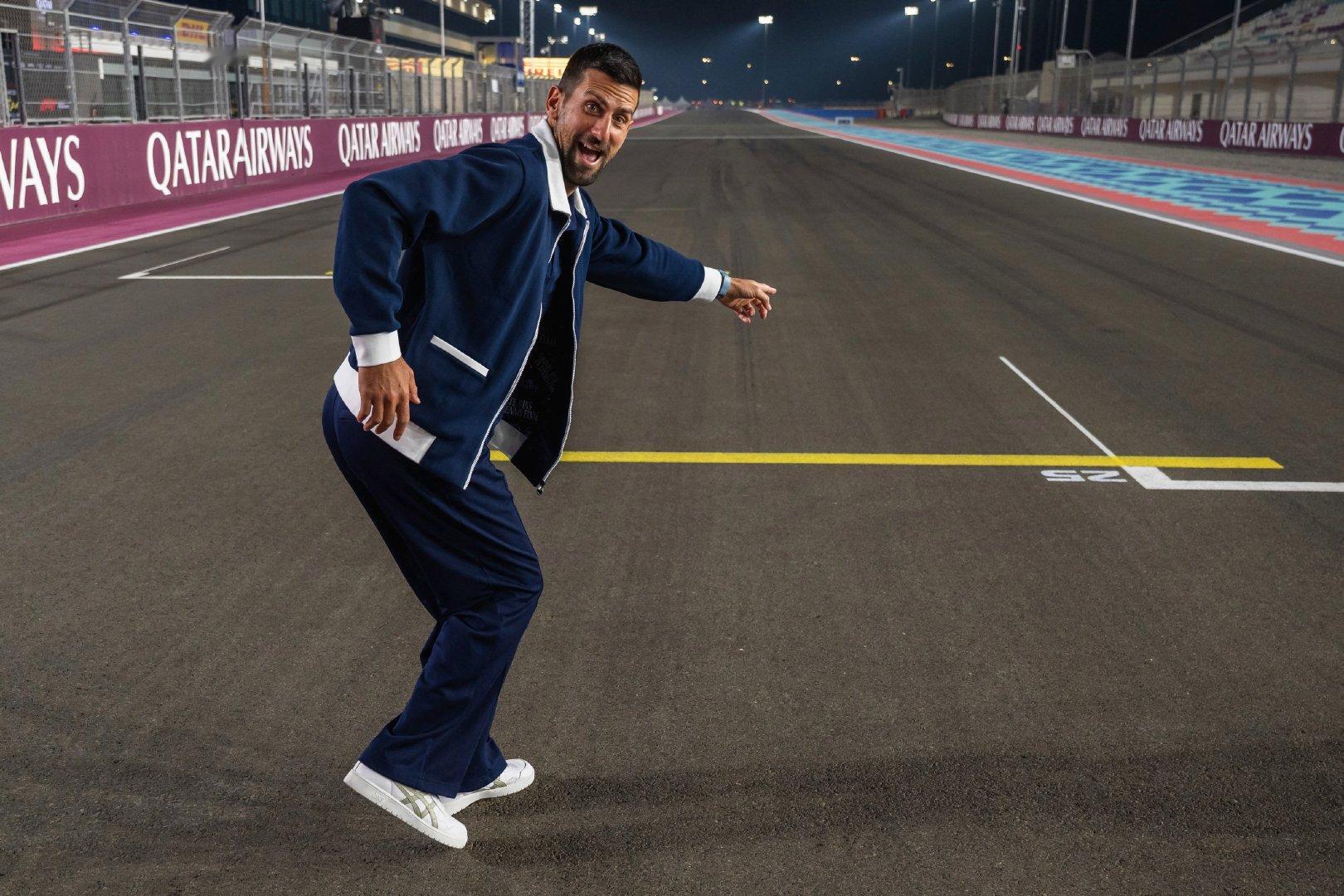 休time😎🚴美网2026 德约科维奇亮相F1卡塔尔大奖赛