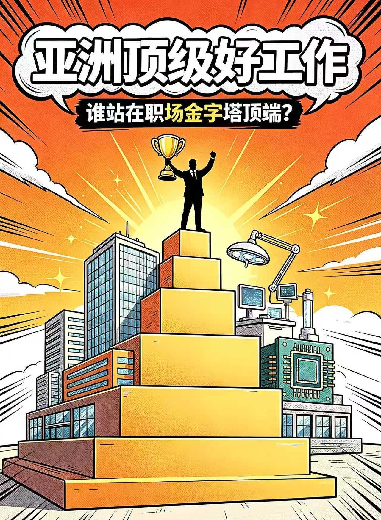 亚洲地区的顶级好工作 
🥇新加坡｜综合亚洲职场天花板
☞ 放射科专科医生（全亚