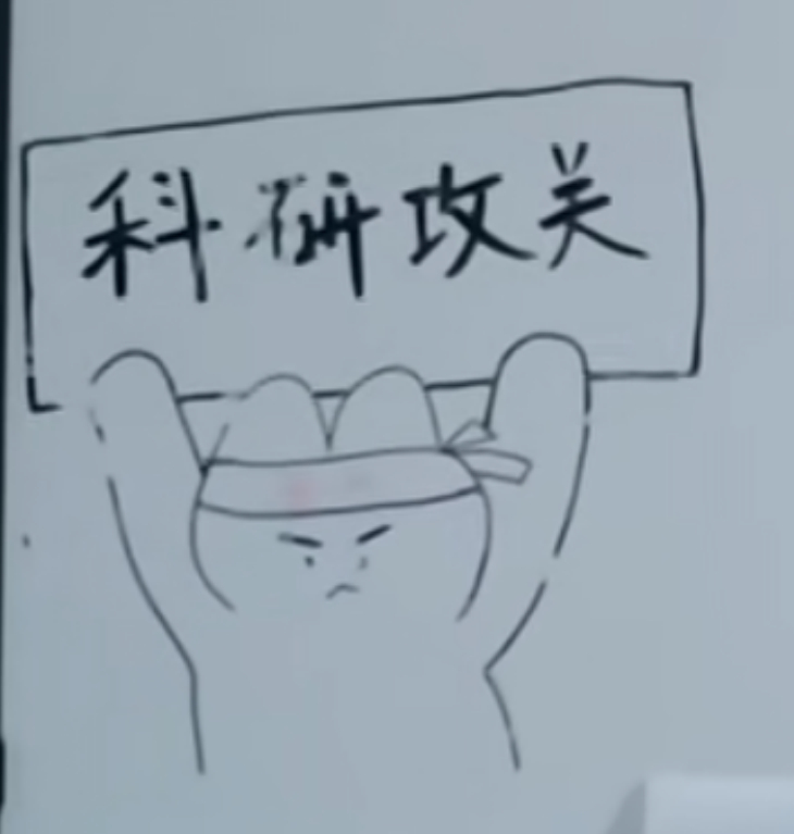科研攻关[努力] ​​​