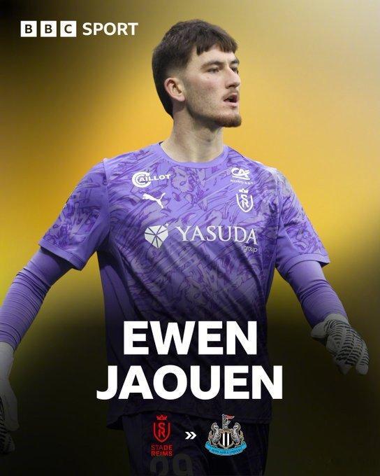 【官方】纽卡签下20岁的兰斯门将贾万（Ewen Jaouen），据悉转会费为25