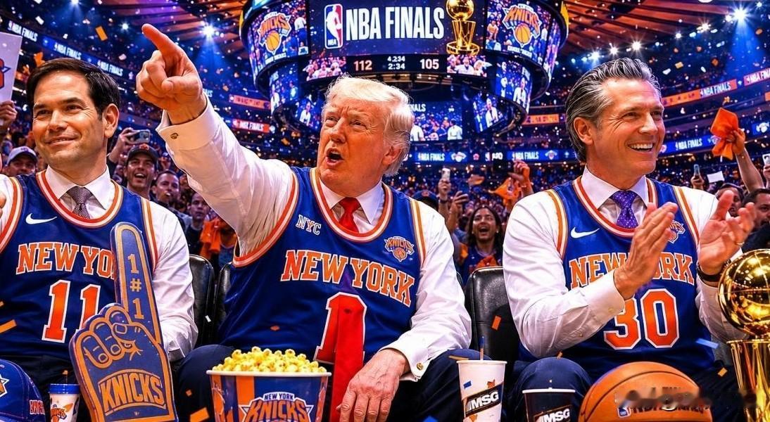 老特为什么来看球？你一定要好好想！

老特现身NBA赛场现场观赛，对老特来说，不