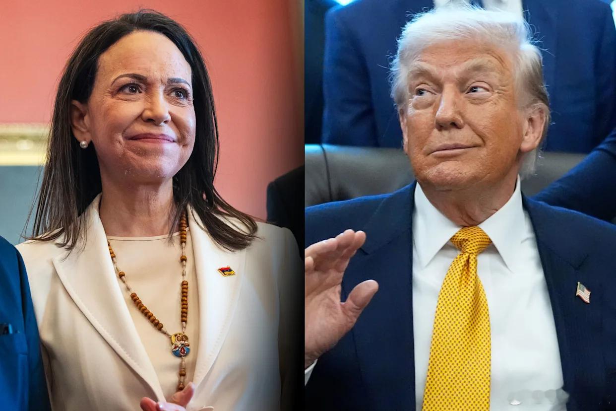 【双方证实：马查多已将她的诺贝尔和平奖奖章“赠予”特朗普】[这里，东大乃至全球，