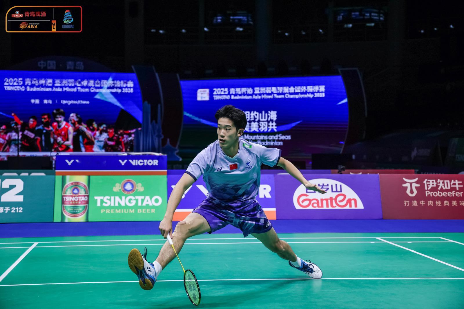 胡哲安🇨🇳 21-11、21-11 TPE郭冠麟下轮：胡哲安🇨🇳 vs 