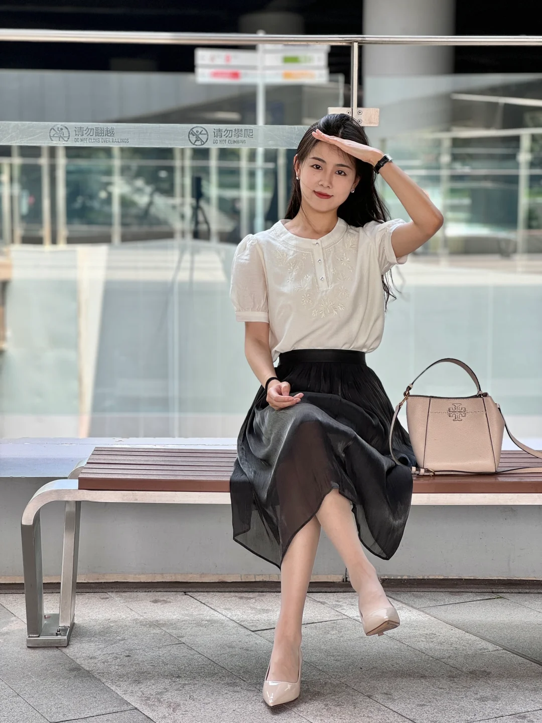夏天 温柔通勤穿搭🖤 | 97年大专老师OOTD
