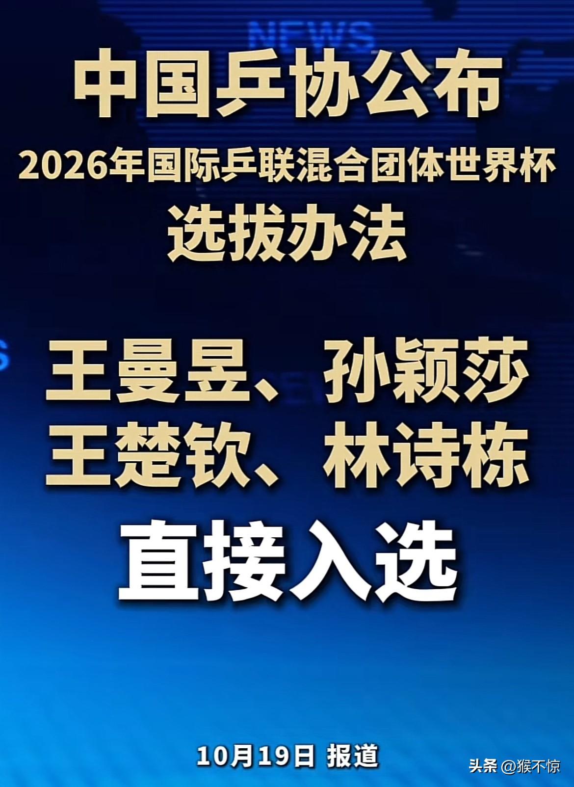 选拔！[比心]
直接入选？[微笑]


不是说选拔办法吗？办法呢？[看]


不