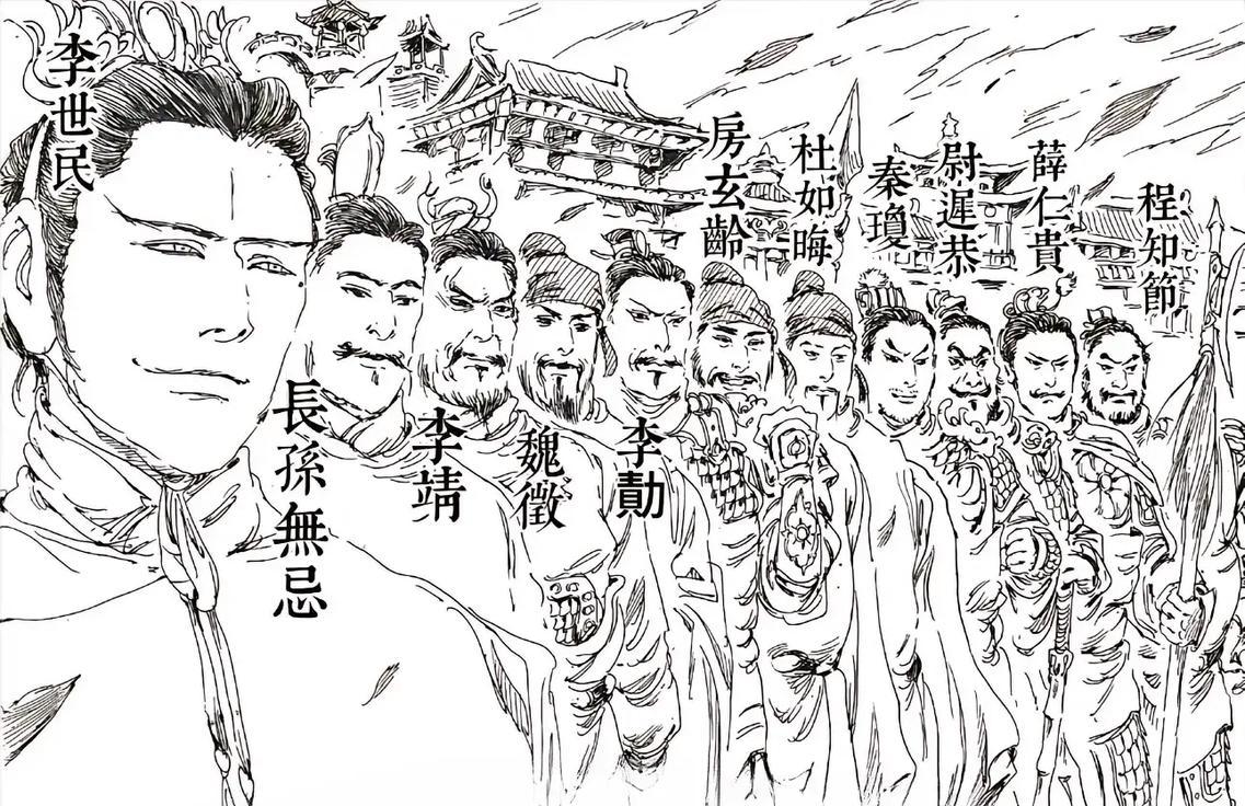李淳风观天象，禀告李世民：“北斗七星下凡来长安了，明天他们会在西市里喝酒，您可以