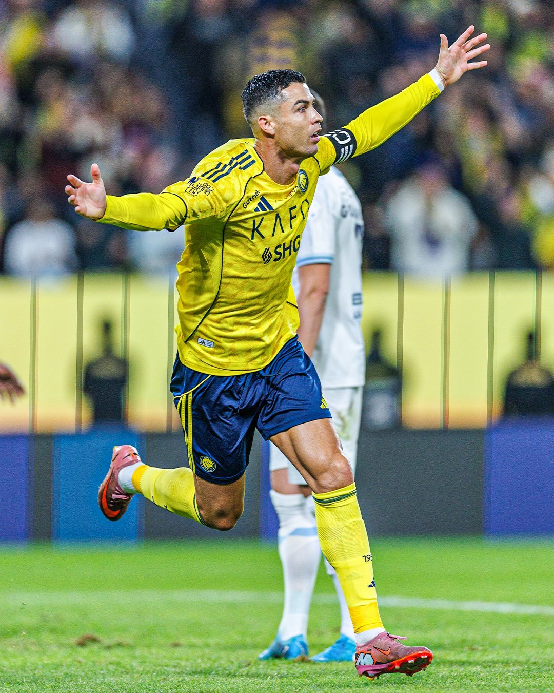 C罗达曼协作2比2利雅得胜利c罗生涯957球 CR957，距离千球伟业只差43球