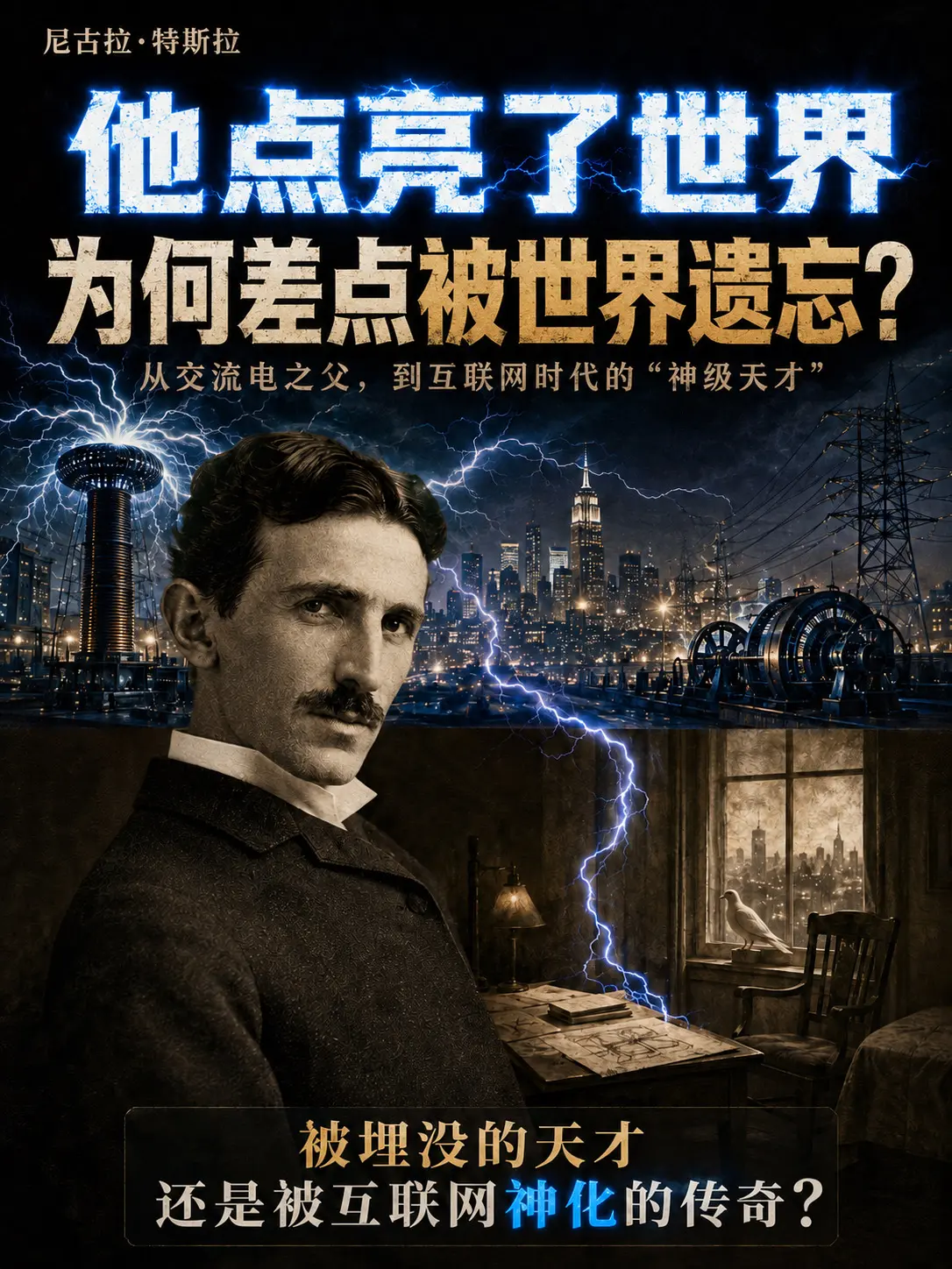 他点亮了世界，为何差点被世界遗忘？今天，当我们按下开关、点亮城市，很少...