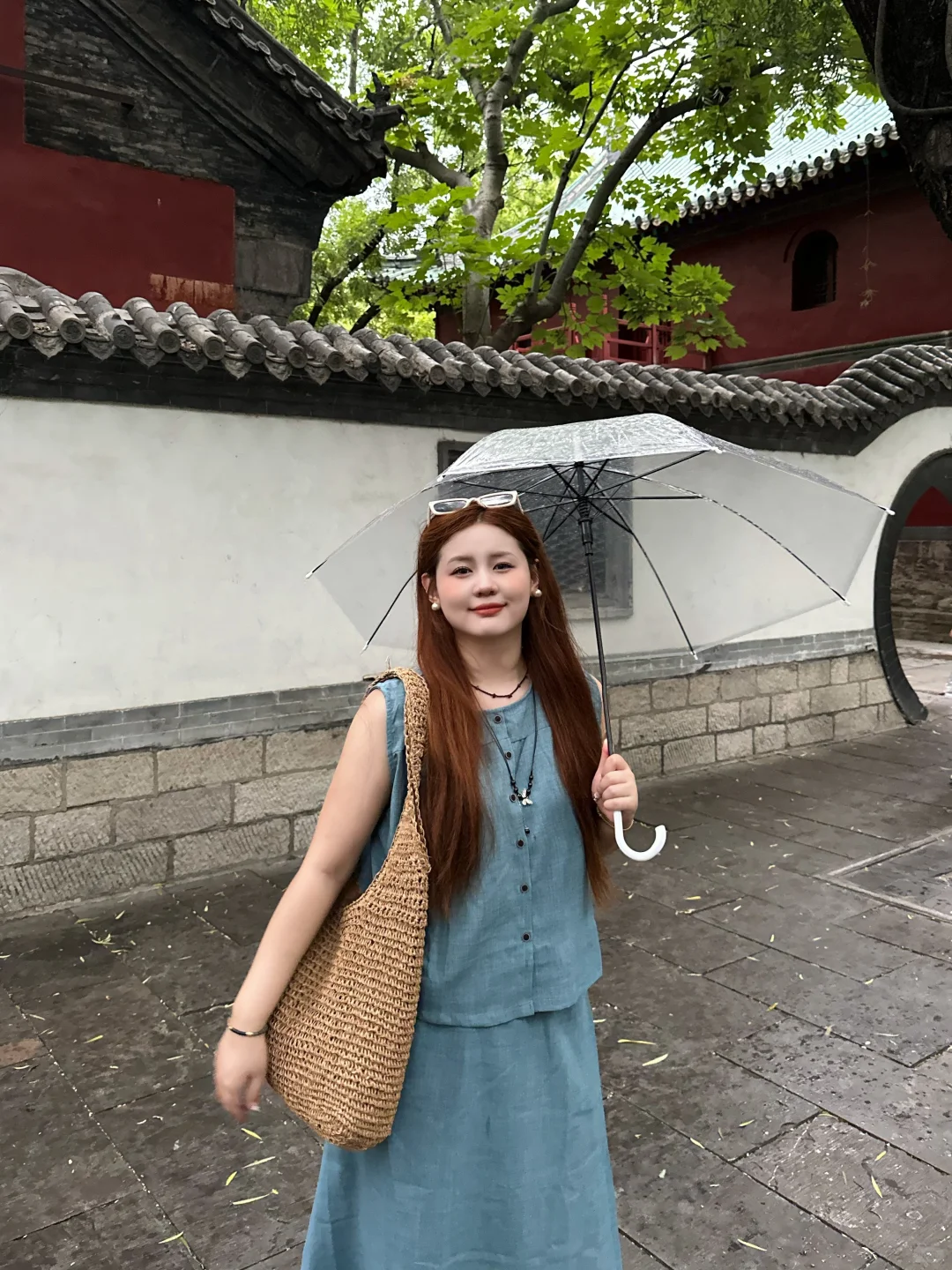 微胖穿搭|🍃清冷感好爱！慵懒随意好舒服～